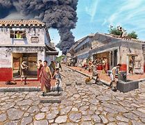 Image result for Pompeii Eruption Poster Drawing