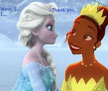 Image result for Tiana and Elsa