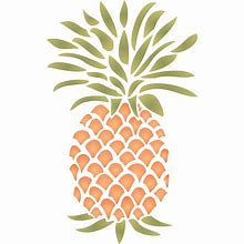 Image result for Pineapple Stencil Patterns