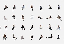 Image result for Cut Out People Sitting