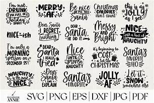 Image result for Funny Christmas Quotes SVG
