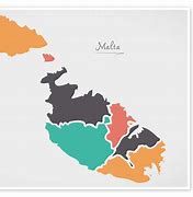 Image result for Malta Map Poster