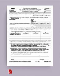 Image result for IRS Forms Form 8821