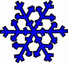 Image result for Blue Snowflake Clip Art Free