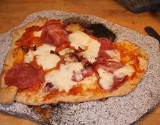 Image result for Pizza On the BBQ Stone