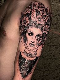 Image result for Victorian Lady Tattoo