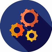 Image result for Pair of Gears Icon