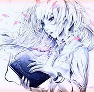 Image result for Anime Holding Book Reference