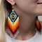 Image result for Geometric Tribal Earrings