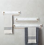 Image result for White Marble Towel Bar