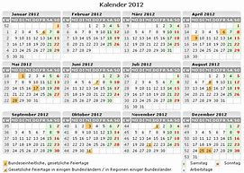 Image result for Kalender 2012