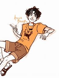 Image result for Rick Riordan and Percy Jackson