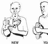 Image result for New Year's Sign Language