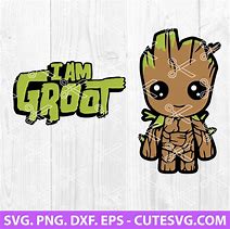 Image result for Baby Groot Silhouette