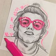 Image result for Cute Harry Styles Drawing