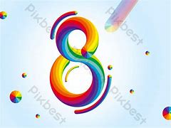 Image result for Rainbow Number Eight