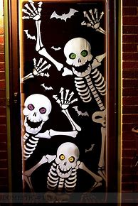 Image result for Bat Halloween Door Decorations