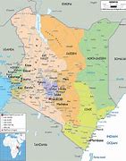 Image result for Kenya Map Color