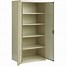 Image result for Metal Storage Cabinet Shelf Clips