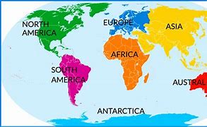 Image result for List of the Continents