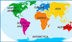 Image result for 7 Continents in Order
