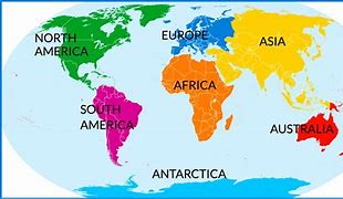 Image result for Each Continent in One Map