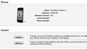 Image result for How to Update iPhone 4