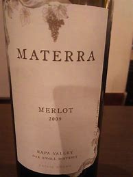 Image result for Materra Merlot