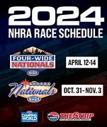 Image result for NHRA Schedule Printable