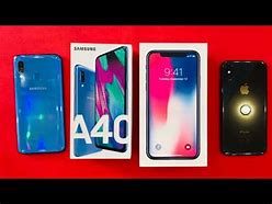 Image result for iPhone X vs Samsung Galaxy A20