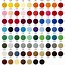Image result for Powder Coat Paint Color Chart
