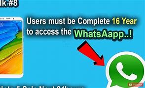 Image result for WhatsApp Age Restriction