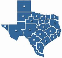 Image result for Texas School District Map by Region