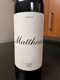 Image result for Matthews Cuvee Columbia Valley