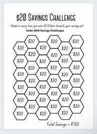Image result for 10 Dollar Savings Challenge