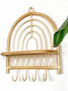 Image result for Wall Mounted Rattan Purse Rack