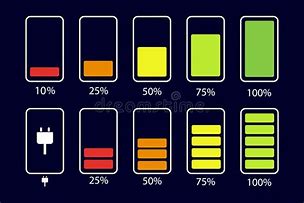 Image result for iPhone Screen Cellular Battery Icons