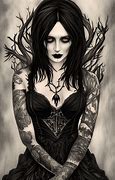 Image result for Gothic Witch Tattoos