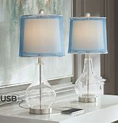 Image result for Glass End Table Lamps