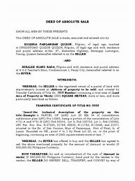 Image result for Deed of Sale House and Lot