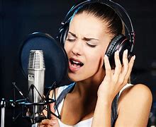 Image result for Picture of Someone Recording Music