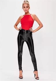 Image result for PVC Leggings Women