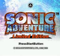 Image result for Sonic Adventure Dreamcast Title Screen