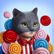 Image result for Cat Made From Wrapped Candy