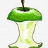 Image result for Smiling Apple with a Bite Cartoon