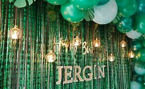 Image result for Green Birthday Decorations for Female