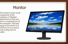 Image result for Computer Monitor Definition and Function