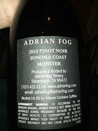Image result for Adrian Fog Pinot Noir