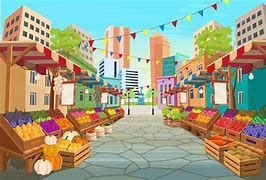 Image result for Fruit Market Drawing