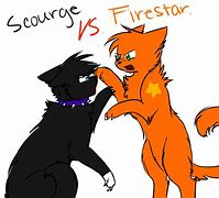 Image result for Warrior Cats Scourge and Firestar